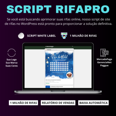 Site rifas pró estrutura wordpress - completo