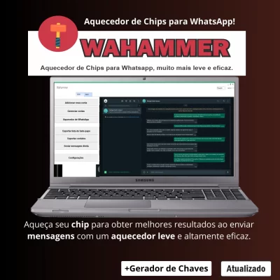 Wahammer Maturador de Whatsapp Oficial Versão 1.2