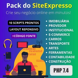 Pack do SiteExpresso – 10 Scripts de Sites Prontos