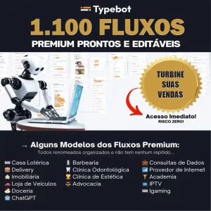 1.100 funis Typebot - O mais top do mercado