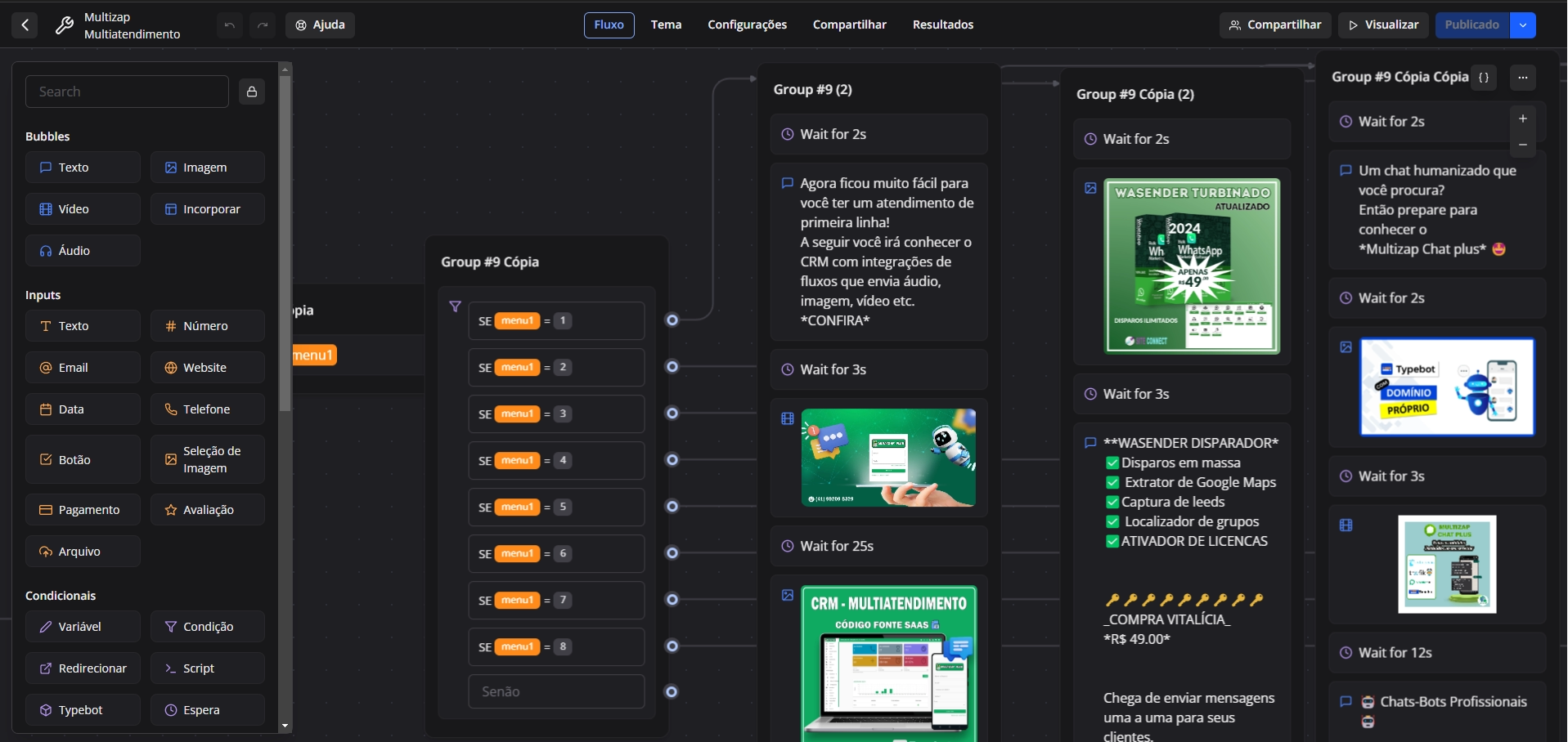 Typebot Ilimitado + Api / Chatwoot / N8n - Imagem 6