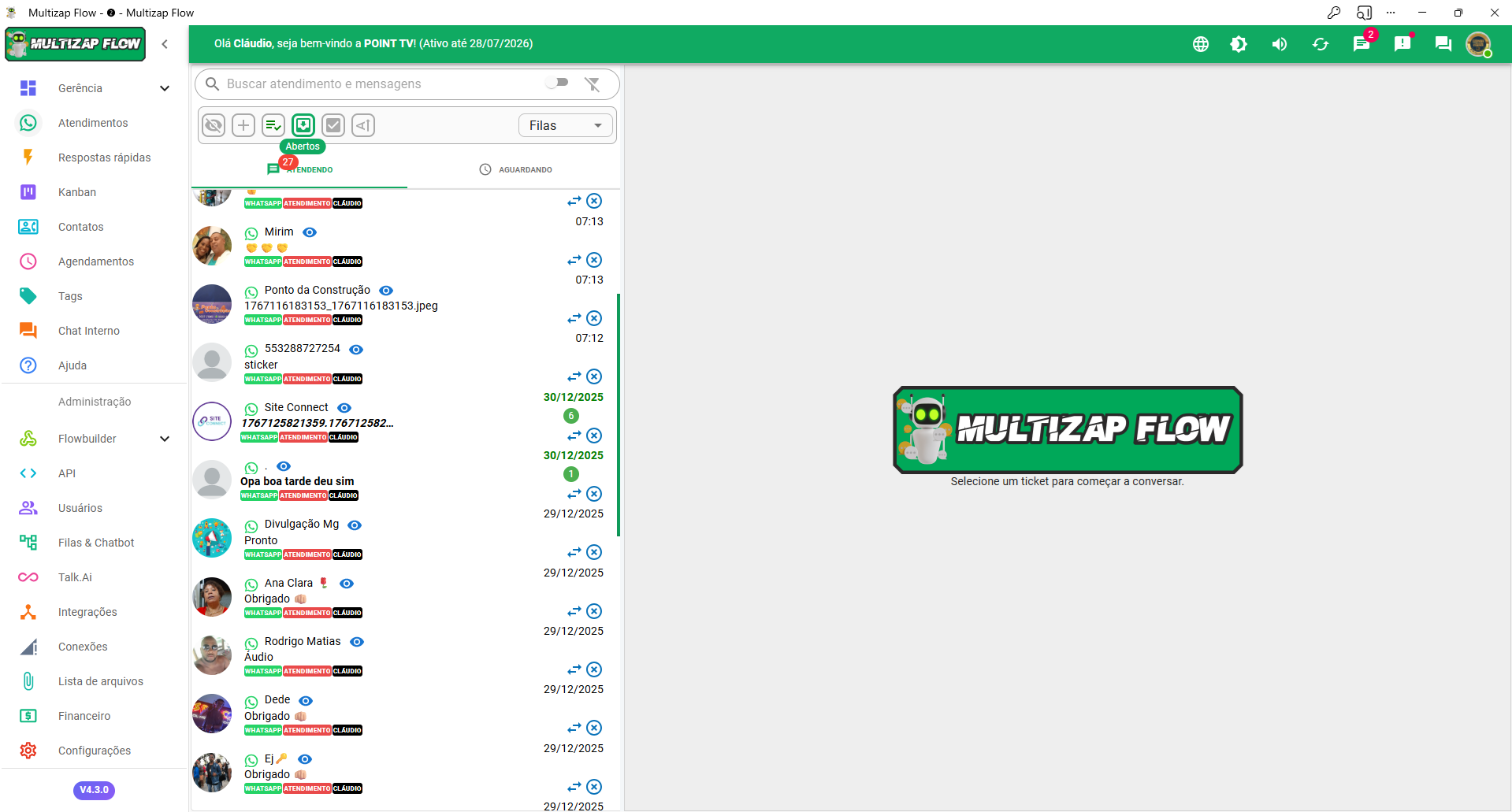 Whaticket Flowbuilder - Fonte - Imagem 5