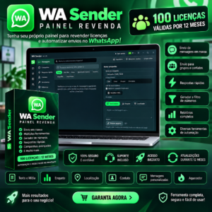 WaSender – Anual + Painel de licenças