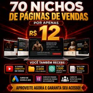 70 Nichos de páginas de vendas